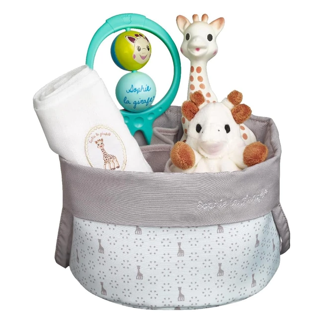 Sophie la Girafe 516359 - Cesta de Regalo Unisex - Juguete para Bebé - 100% Algodón