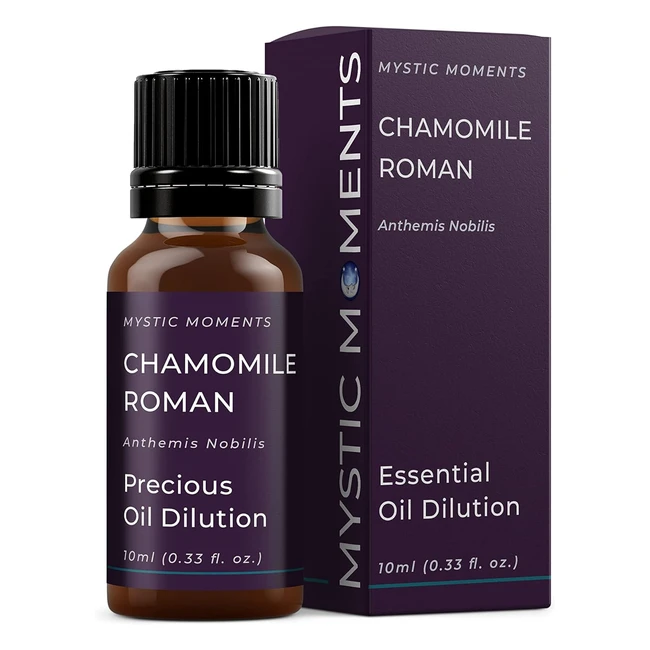 Mystic Moments Chamomile Roman Precious Oil Dilution 10ml - Massage, Skincare, Beauty, Aromatherapy