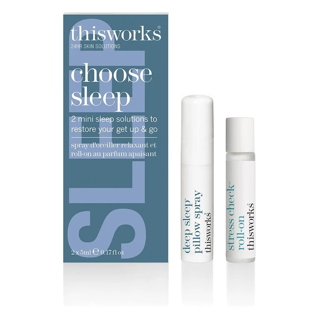 this works choose sleep gift set - Travel Size Kit with Deep Sleep Pillow Spray 