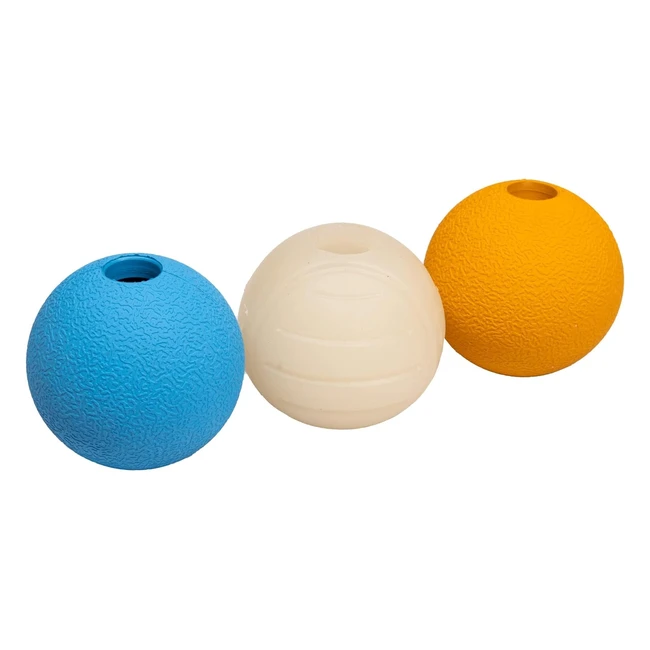 Juego de pelotas de juguete para perro - Amazon Basics - Paquete de 3 unidades
