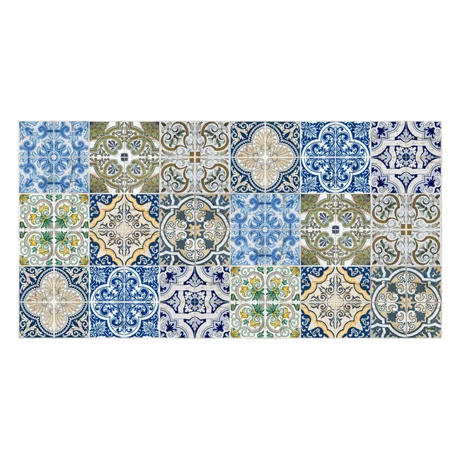 Alfombra Vinilo Vilber Gran Chef Lisboa2638 Du 01 40x78 cm - Resistente, Antideslizante, Uso Decorativo