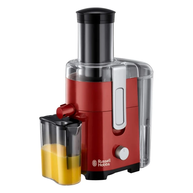 Centrifugeuse Russell Hobbs Desire Rouge XL - 2 vitesses - Pichet jus 750ml - Extracteur de jus 2474056