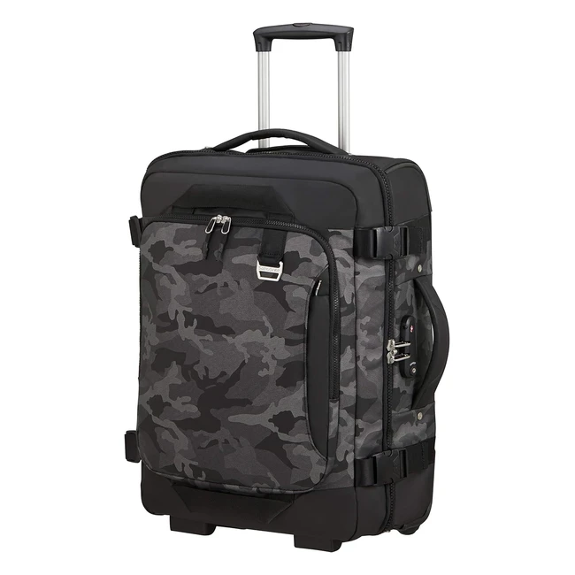 Samsonite Midtown Reisetascherucksack mit 2 Rollen S 55 cm 43L Camo Grey
