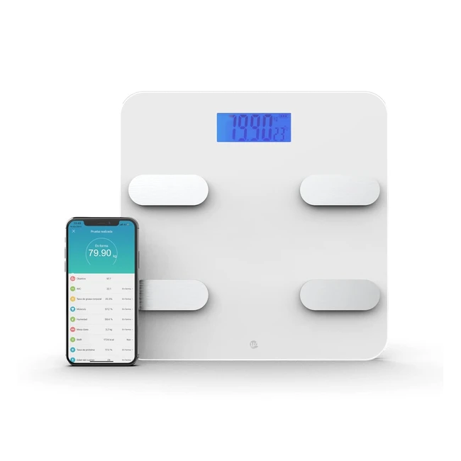 Balance Numérique Professionnelle Wottocare - Contrôle du Poids Précis - 18 Mesures Essentielles