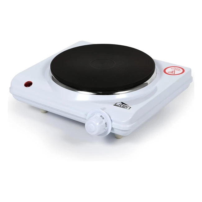 Fornello Elettrico Portatile Uten - Acciaio Inox - Riscaldamento Rapido