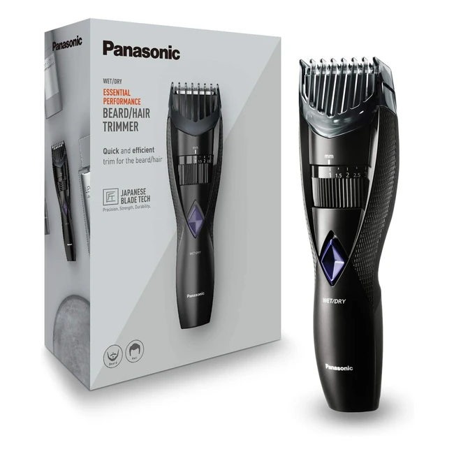 Tondeuse Panasonic ER-GB37K503 2 en 1 Barbe et Cheveux - 20 Réglages - 4 Accessoires