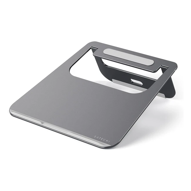 Satechi Lightweight Aluminum Laptop Stand - Portable & Collapsible - Space Gray