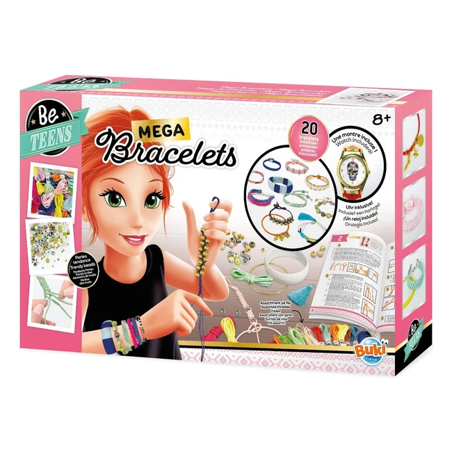 Coffret Buki BE003 - Bracelets avec Perles, Rubans et Amitié