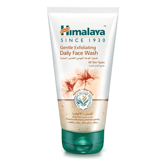 Himalaya Gentle Exfoliating Daily Face Wash con Albicocca e Aloe Vera 150 ml