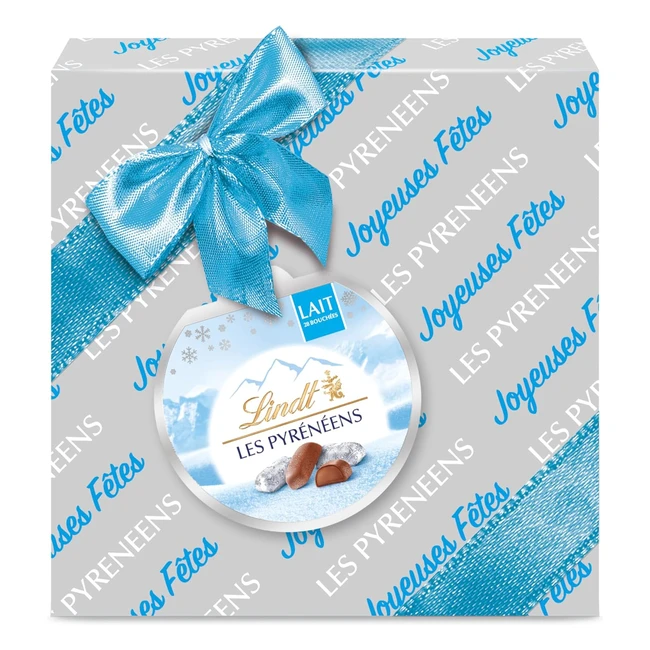 Boîte cadeau Lindt Les Pyrénéens au chocolat au lait frais et fondant - Idéal pour Noël 204g