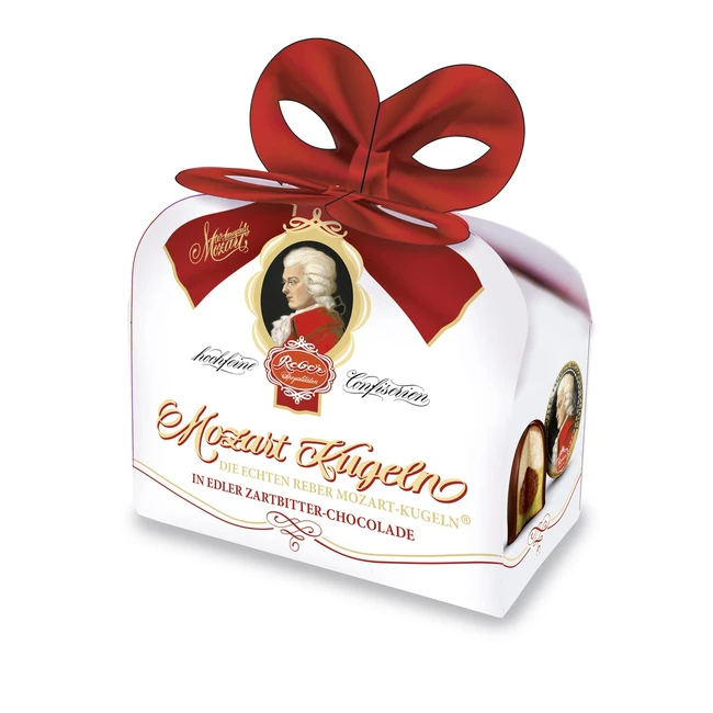 Reber Mozart Kugelduett - Echte Reber Mozartkugeln aus Zartbitterschokolade Mar