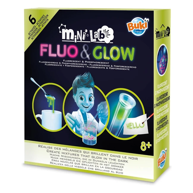 Coffret Mini Lab Fluorescent Buki 3011 - Experiences Brillantes Nuit