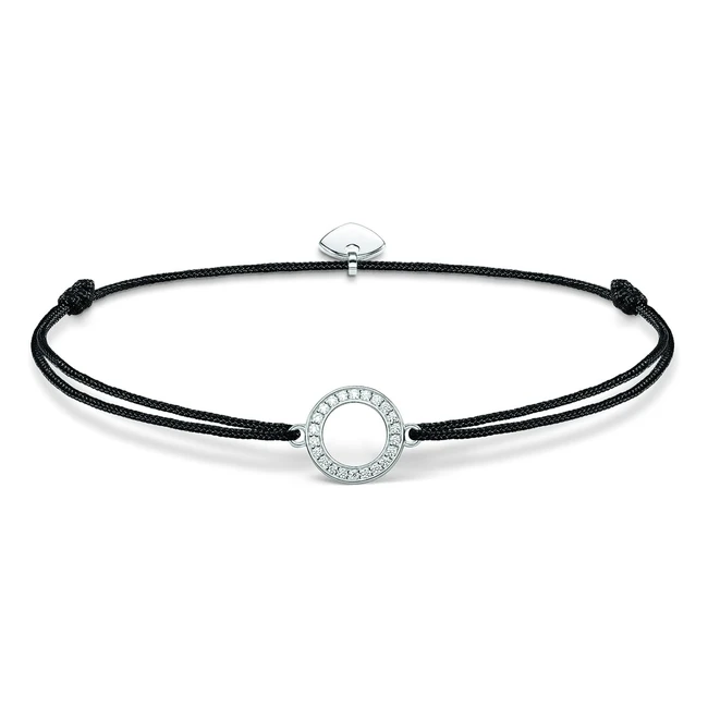 Thomas Sabo Femme 925 Argent Silver Blanc Zircon - Livraison Gratuite