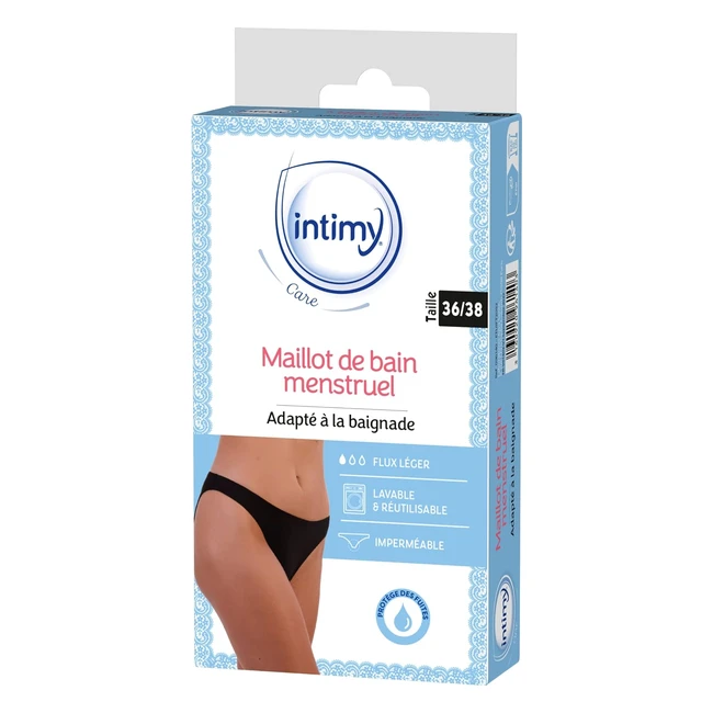 Bas de maillot de bain menstruel Intimy Care - Taille 36-38 - Protection contre 
