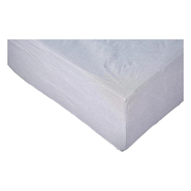 Drap-housse en microfibre gris foncé 160x200x30cm - Amazon Basics