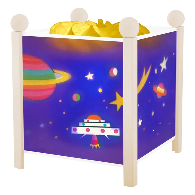 Veilleuse Lanterne Magique Trousselier - Cadeau Enfant - Lumière Rassurante