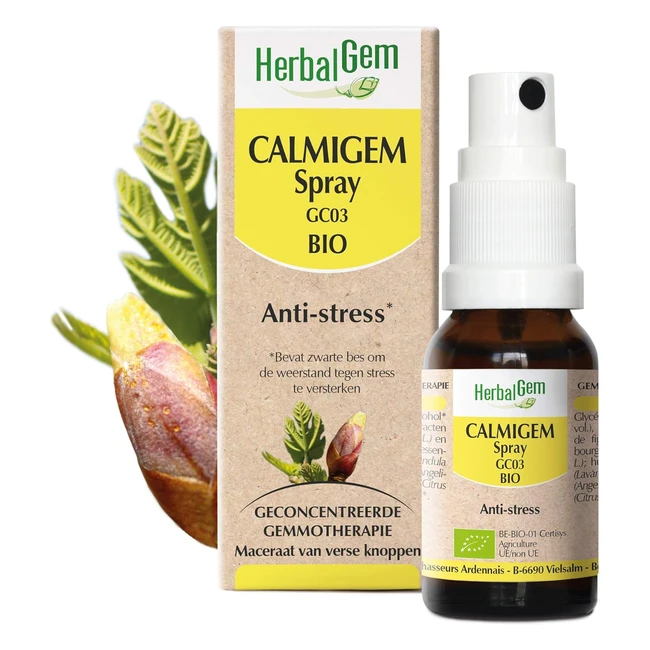 Calmigem - Rduit le stress - Complexe de gemmothrapie - 15 ml