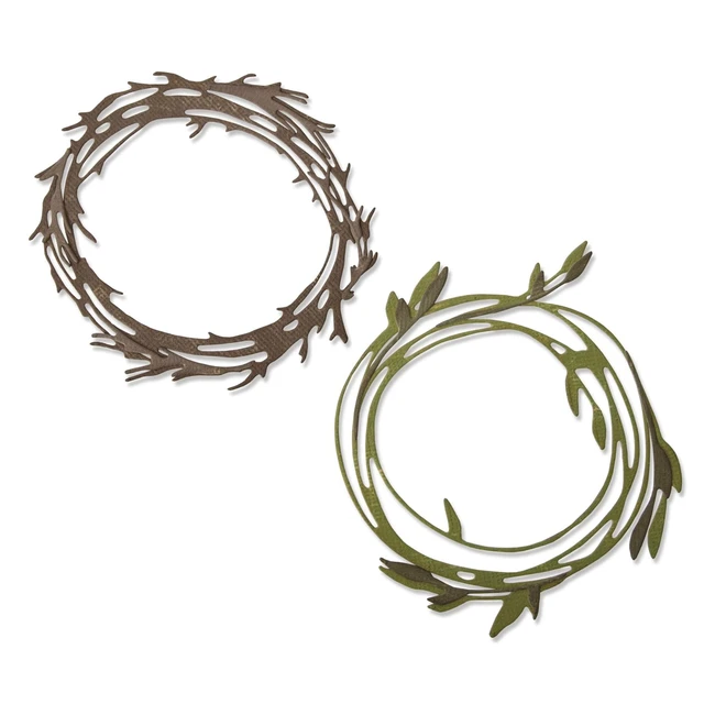 Set Troqueles Thinlits 10 Pzas 664434 Guirnalda Funky Tim Holtz