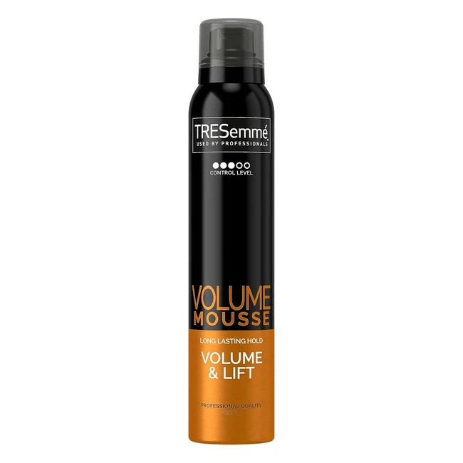 TRESemme Volume Lift Hair Mousse - Longlasting Hold, UV Filter, Provitamin B5