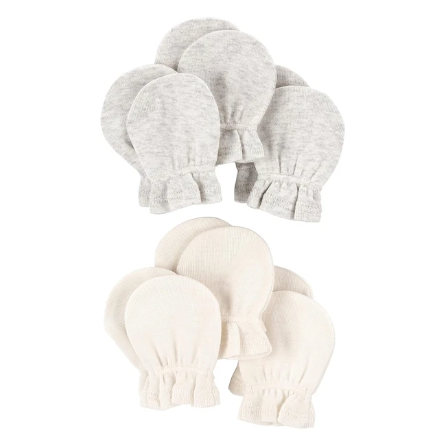 Simple Joys by Carters Baby Girls Mittens - Pack of 6 Cream Heather Size 0M