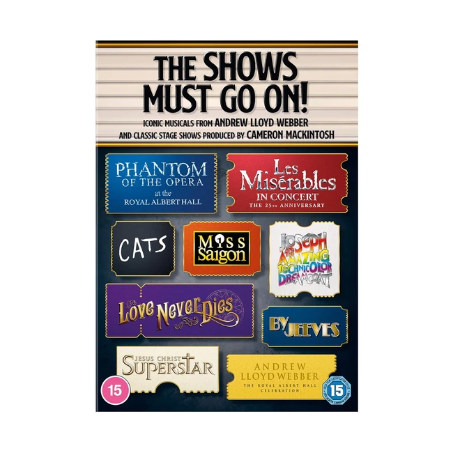 The Shows Must Go On - Collezione definitiva musical DVD 2020