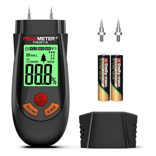 Humidimètre professionnel pour bois - Mesure rapide de l'humidité - Peakmeter