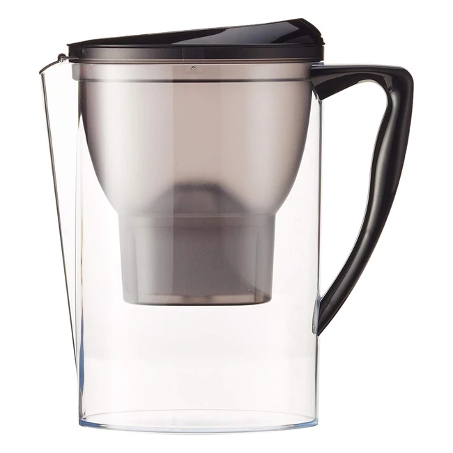 Amazon Basics Wasserfilter 23 Liter Schwarz - Reduziert Chlor, Kalk und Verunreinigungen