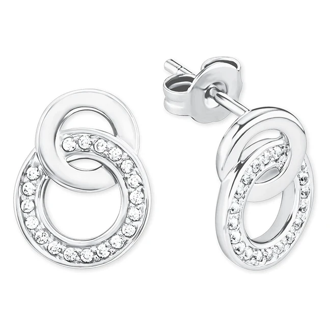 Pendientes de Plata de Ley 925 - Joyería Señoras - Zirconia Cúbica - Envío Gratis