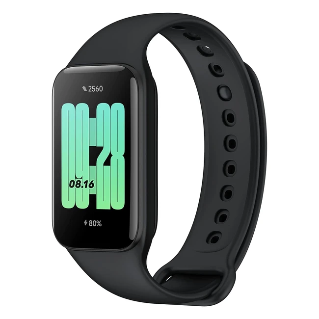 Xiaomi Mi Smart Band Fitness-Tracker, Aktivitätstracker, AMOLED-Display, Schlafüberwachung, Herzfrequenzmessung, Benachrichtigungen, Schrittzähler, 5ATM wasserdicht