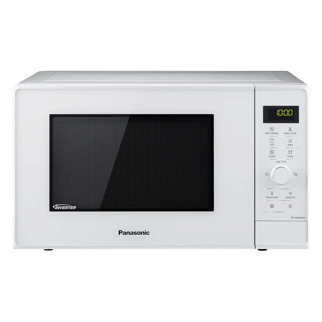 Microondas Panasonic NN-GD34HWSUG 1000W 23L 6 Niveles Grill Cuarzo 1100W
