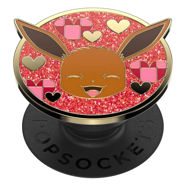 Popsockets Popgrip Supporto e Impugnatura per Telefoni Cellulari e Tablet - Pokémon Eevee XOXO Enamel