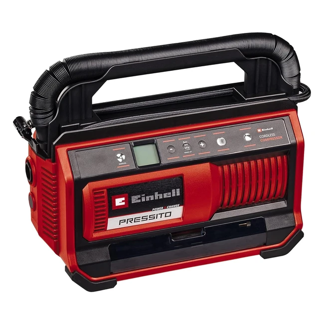 Einhell Akkukompressor Pressito 1825 Power XChange 18V max. 11 bar inkl. 3tlg. Adapterset