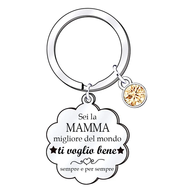 Portachiavi Mamma Regalo Donna Compleanno - Fghjk
