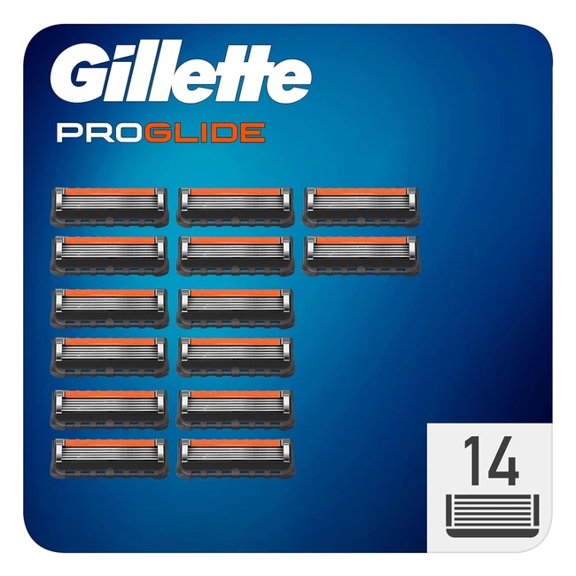 Gillette ProGlide Rasierklingen 14 Ersatzklingen fr Nassrasierer mit 5 Klingen
