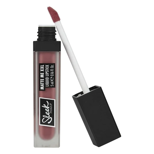 Sleek Makeup Matte Me XXL Liquid Lipstick - High Impact Colour, Longlasting & Transfer Proof - Shabby Chic 5ml