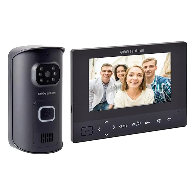 SCS Sentinel PVS0009 - Videotelefono senza fili con schermo tattile e portiera w