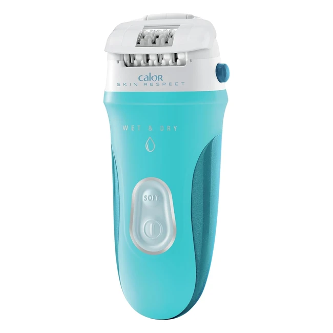 Calor Epilateur Skin Respect - Technologie Skin Respect - Epilation Parfaite Wet&Dry - Longue Autonomie - 3 Accessoires - Fabriqué en France