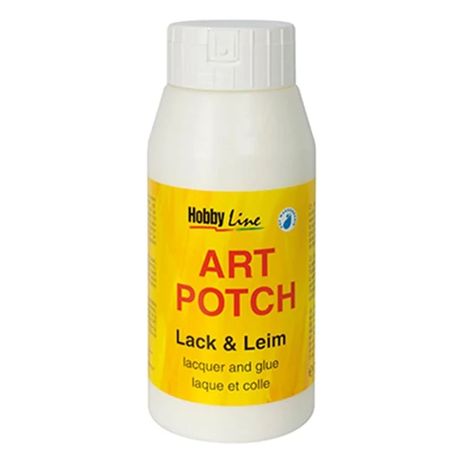 Barniz Cola Transparente Kreul 49253 - 750ml - Base Agua - Decoración y Servilleta - Madera, Cerámica, Piedra, Cartón