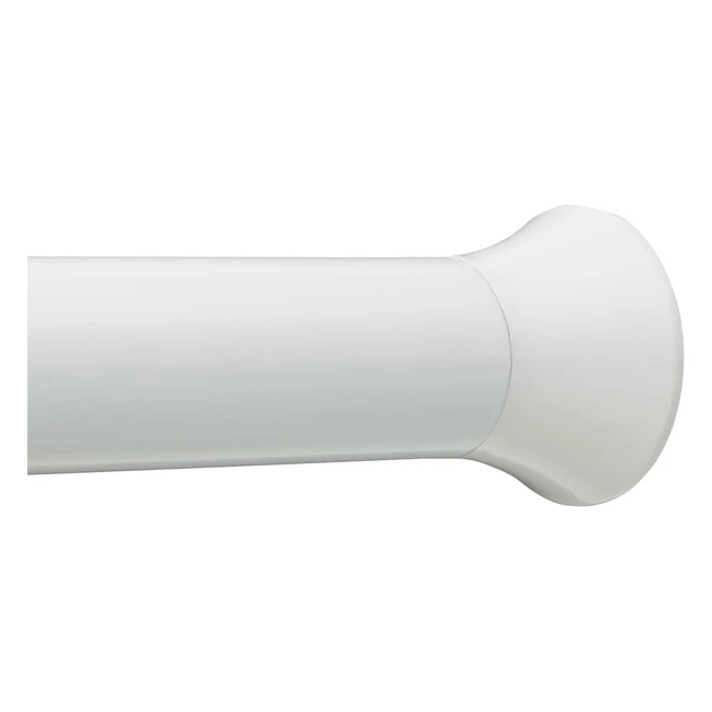 Amazon Basics Shower Curtain Tension Rod 137-229cm | Extendable | White