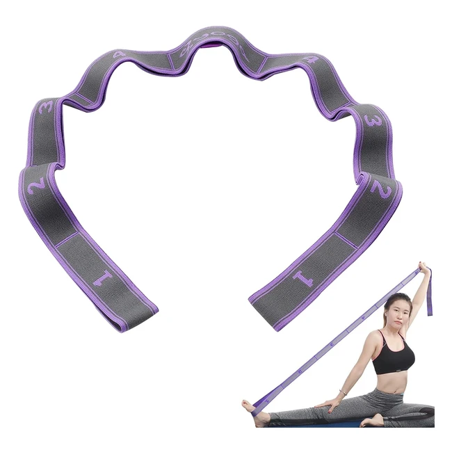 Elastico Fasce di Resistenza Fitness - Bande Yoga Stretching - Cinghia Elastica
