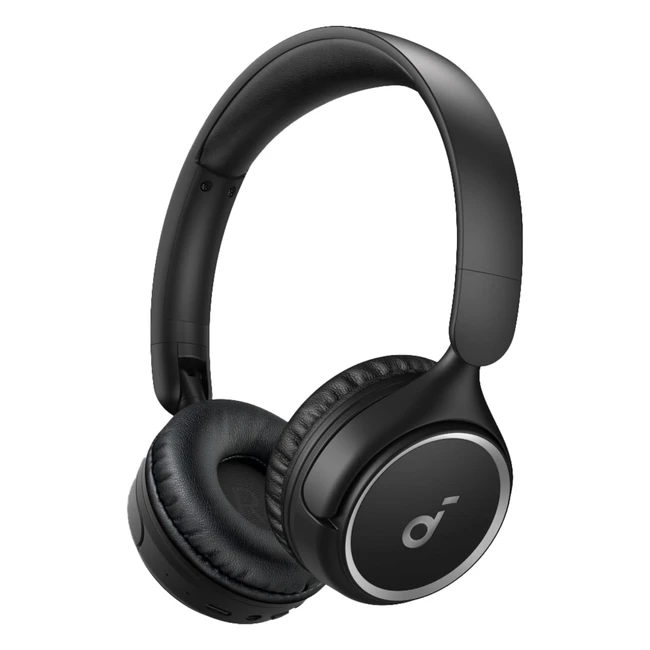 Soundcore H30i Wireless On-Ear Kopfhörer, faltbares Design, reiner Bass, 70h Wiedergabe, Bluetooth 5.3, leicht und komfortabel, App-Steuerung
