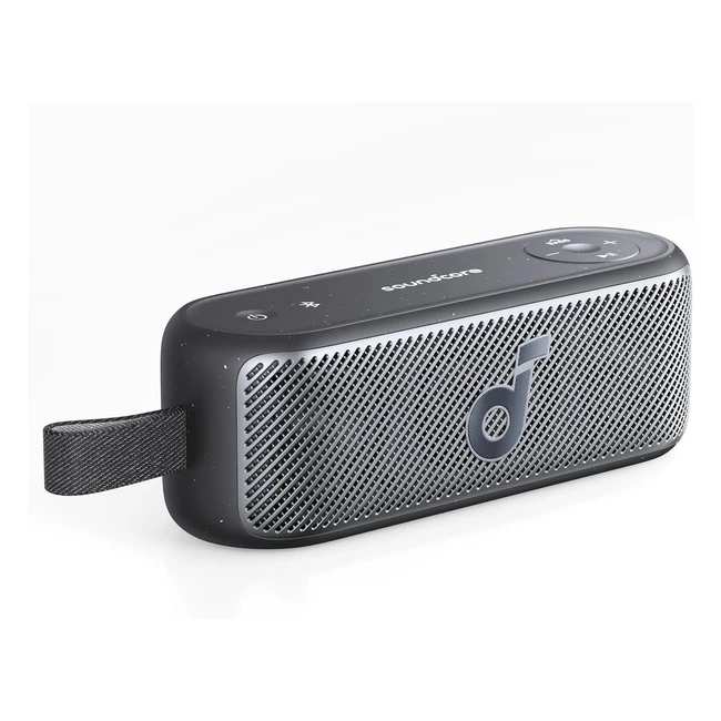 Soundcore Motion 100 Bluetooth Lautsprecher - Wireless Hi-Res 2 Vollbereichstreiber - Ultramobiles Design - IPX7 Schwarz