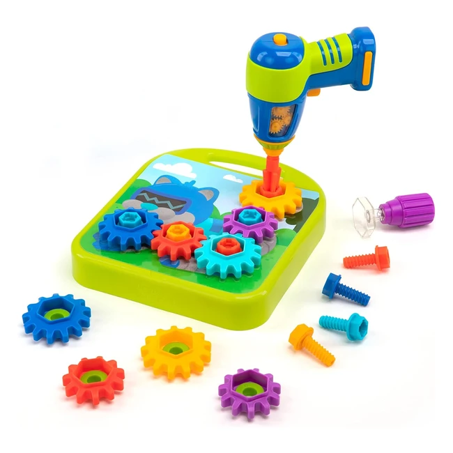 Atelier dengrenages design Drill de Learning Resources 55 pices pour enfants 