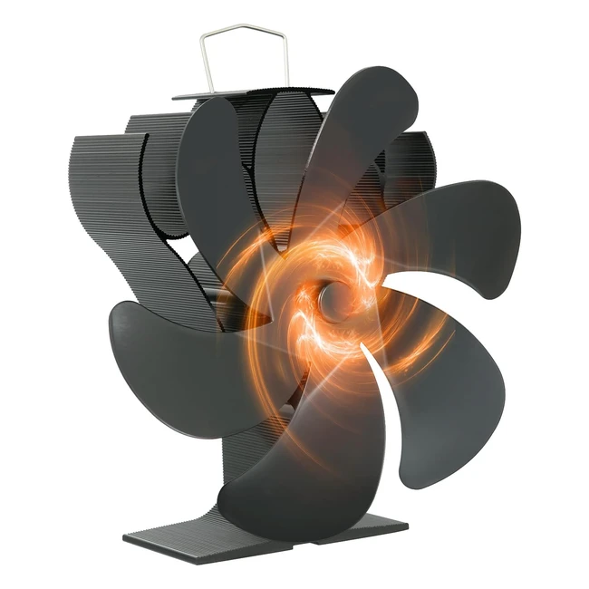 Ventilateur poêle bois 6 lames silencieux - BSWay