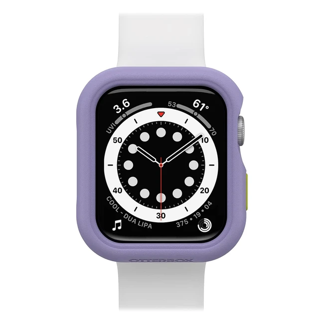 Protector de Reloj Otterbox para Apple Watch Series SE 2 1 GenSE54 44mm - Resistente a Cada y Golpes - Carcasa Protectora Elegante - Protege Pantalla y Bordes - Morado
