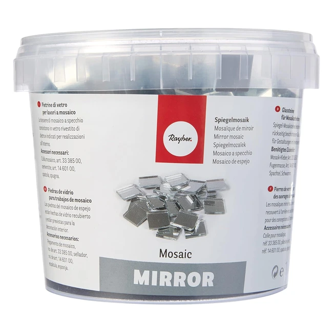 Teselas espejo Rayher 1453600 15x15 cm 1 kg - Manualidades y mosaicos
