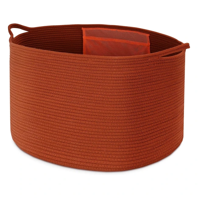 Cesto Coperte Extra Large Maliton D50 x H33cm - Cesto Portabiancheria Intrecciat