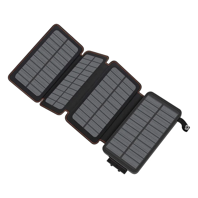 Cargador Solar 25000mAh Power Bank Porttil - Batera Externa de 2 Puertos par