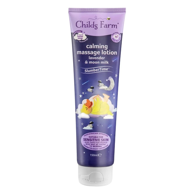 Childs Farm Slumber Time Sleep Calming Massage Lotion - Lavender and Moon Milk - 150ml