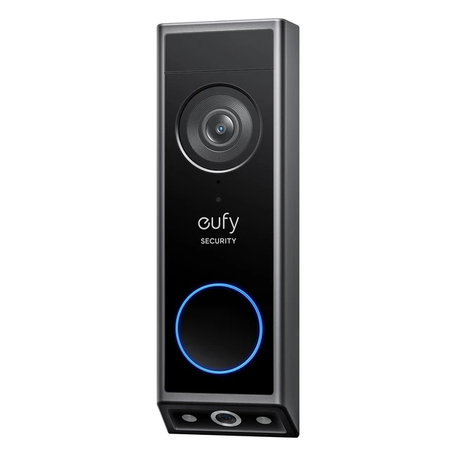 eufy security video doorbell e340 - 2k full hd dual cameras - color night vision